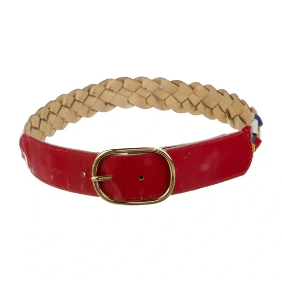 Yves Saint Laurent Vintage 1980's Waist Belt / Size: Medium - Picture 4 of 11